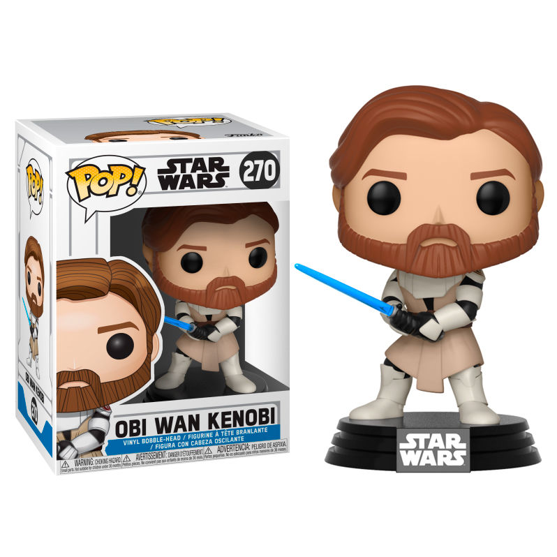 Funko POP Star Wars Clone Wars Obi Wan Kenobi Figur