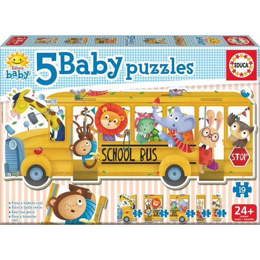 Shool Bus puzzle 2-5pcs