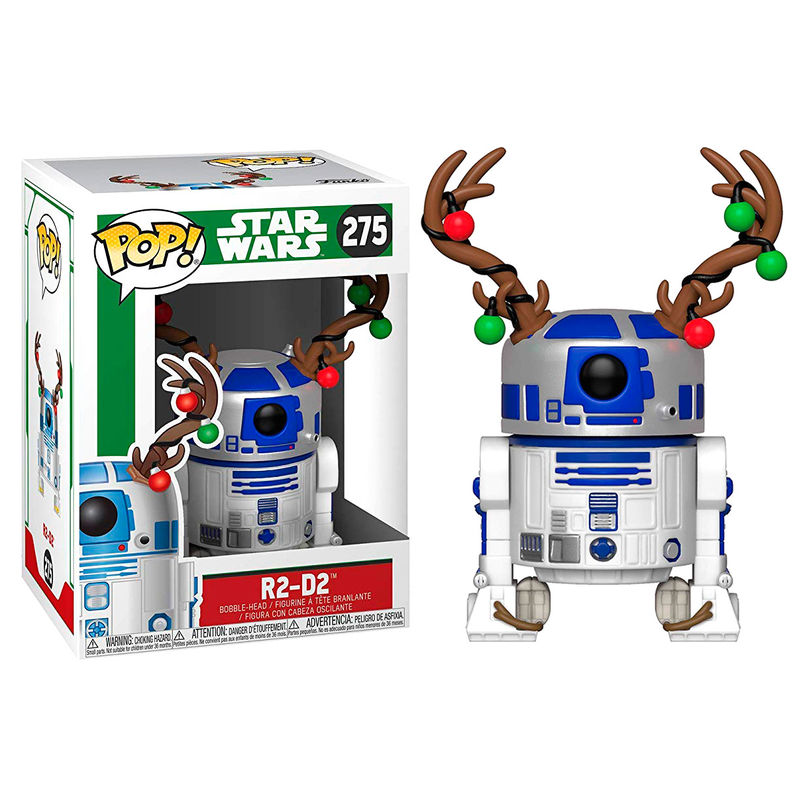 POP figure Star Wars Holiday R2-D2 with Antlers