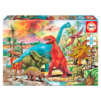 Dinosaurs puzzle 100pcs