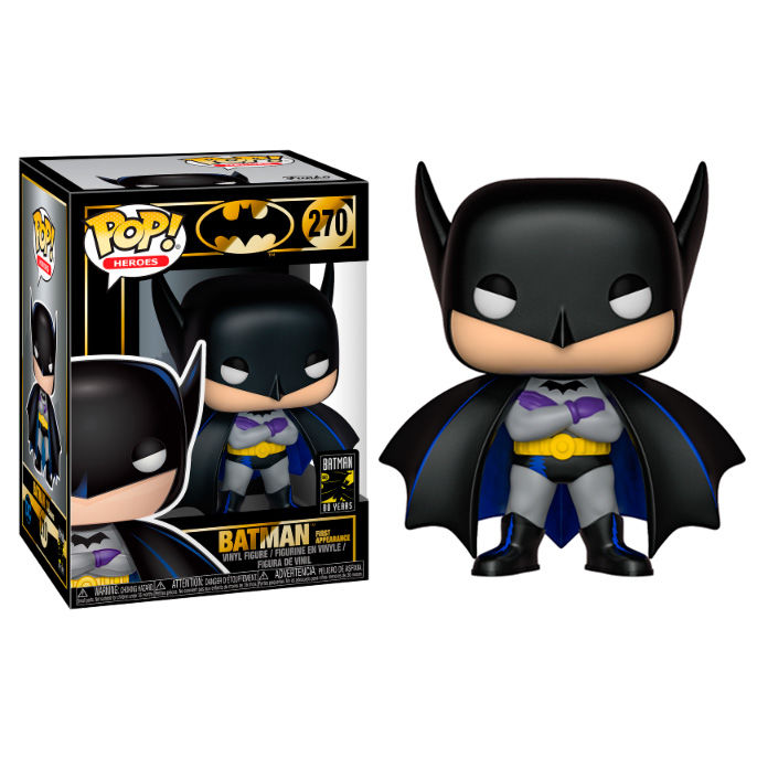 Funko POP Figur DC Comics Batman 80-årsjubileum 1:a Utseende 1939