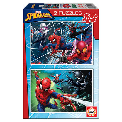 Marvel Spiderman puzzle 2x100pcs