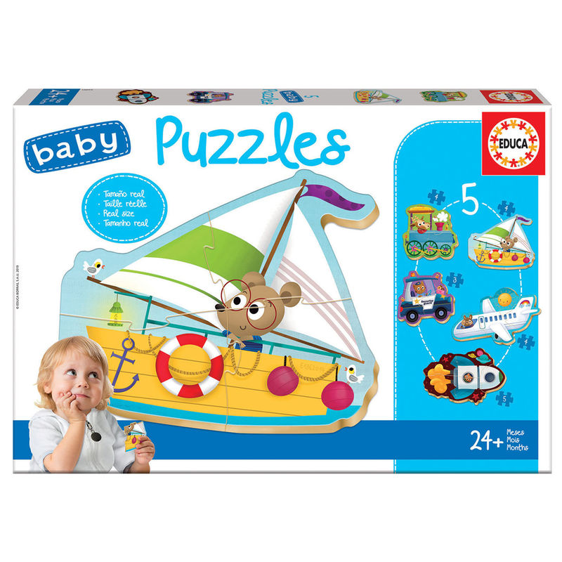 Vehicles puzzle 2-5pcs