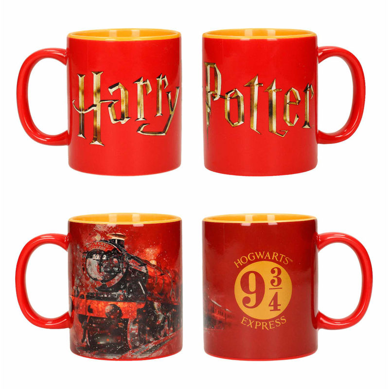 Harry Potter Hogwarts logo mugs set