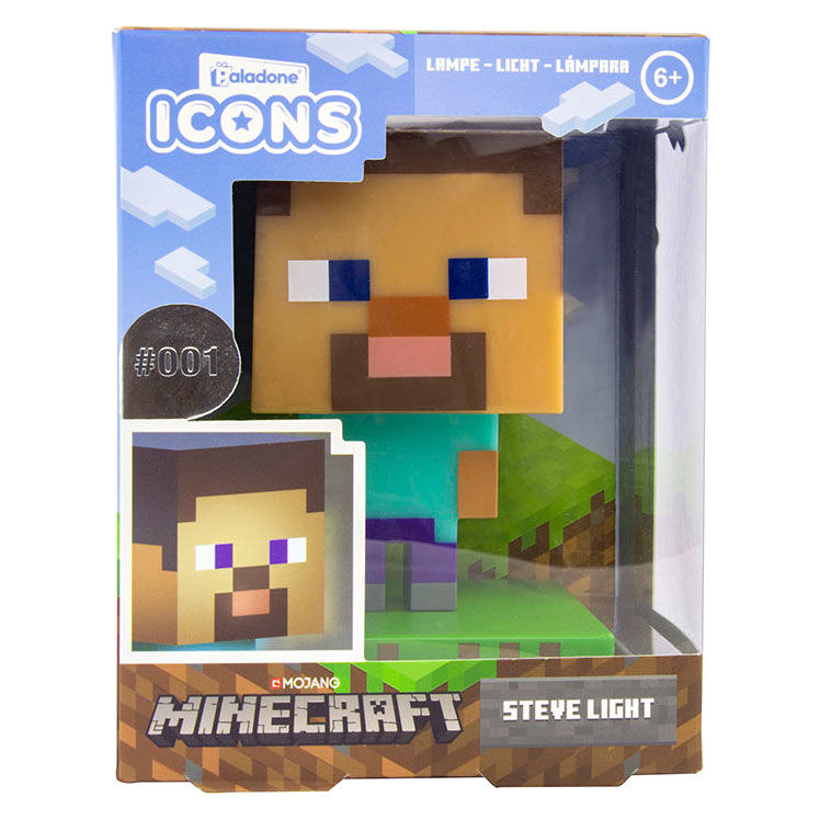 Minecraft Steve Icons lamp