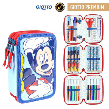 Disney Mickey Giotto triple pencil case