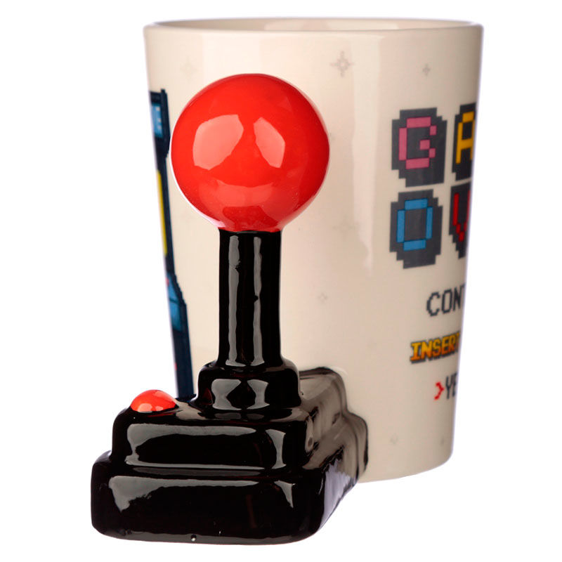 Game Over Joystick Arcade shaped handle mug