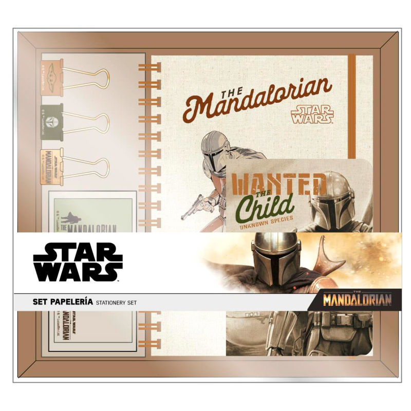 Star Wars The Mandalorian Yoda Child stationery set