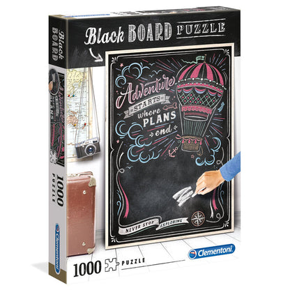 Black Board Travel puzzle 1000pcs