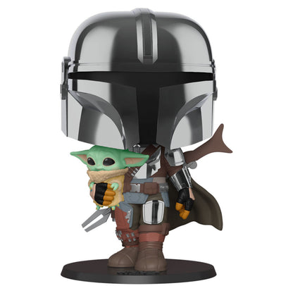 Funko POP Star Wars Mandalorian med Yoda Barn 25cm