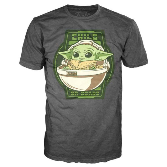 Star Wars Mandalorian Yoda The Child On Board t-shirt Storlek S