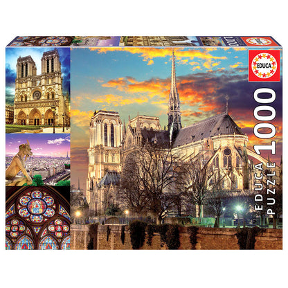 Notre Dame Collage puzzle 1000pcs