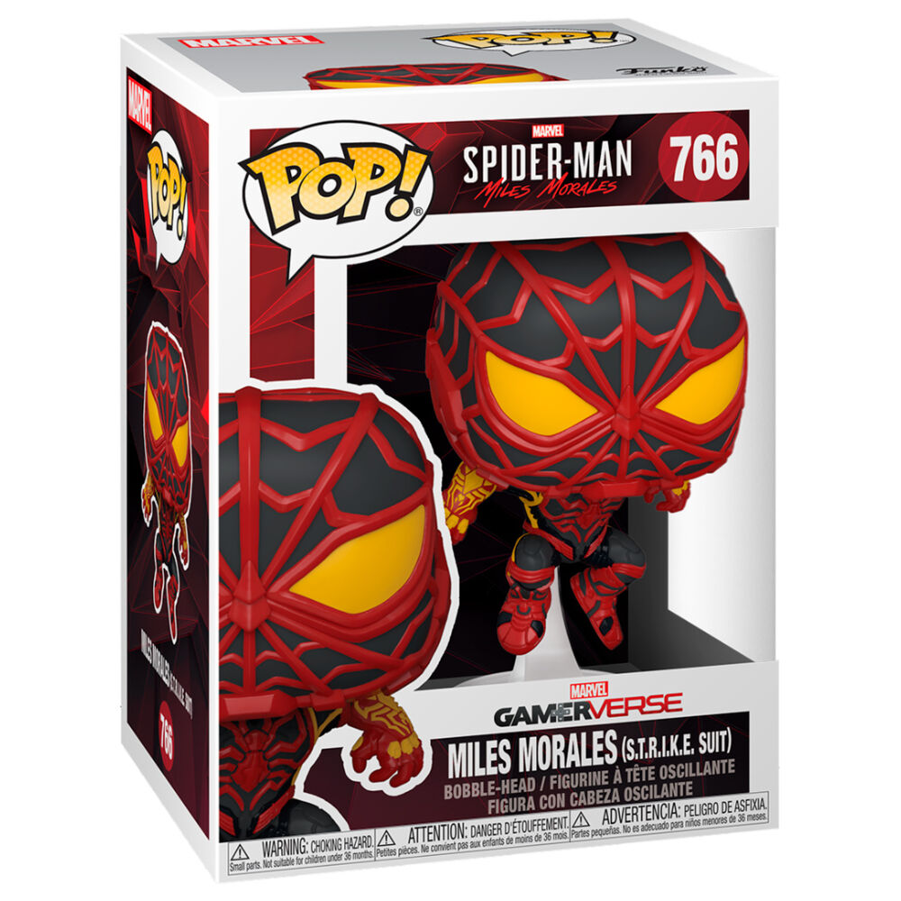 Funko POP Figur Marvel Spiderman Miles Morales S.T.R.I.K.E. Suit