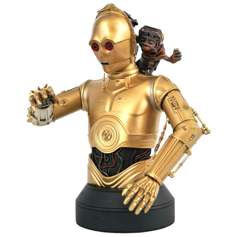 Star Wars Episode IX C-3PO och Babu Frik Bust 15cm