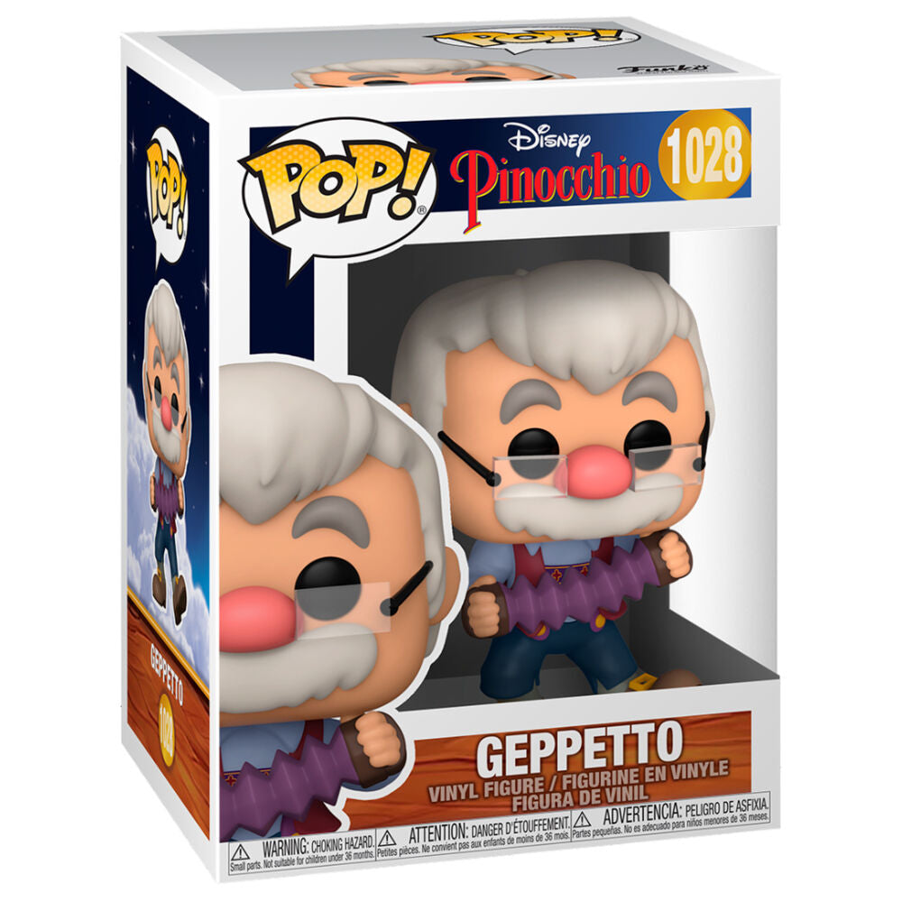 POP figure Disney Pinocchio Geppetto with Accordion