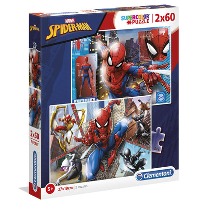 Marvel Spiderman puzzle 2x60pcs