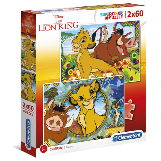 Disney The Lion King puzzle 2x60pcs