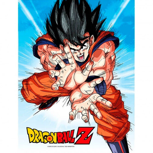 Dragon Ball Z Goku Kame glass poster