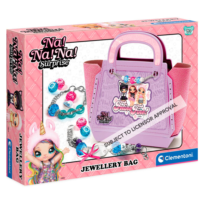 Age: +7 years. A kit in the shape of a bag to create jewellery.