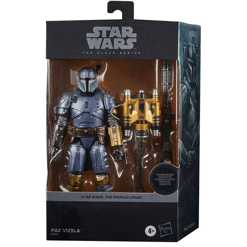 Star Wars Black Series Paz Vizla Carbonized Figur 15cm