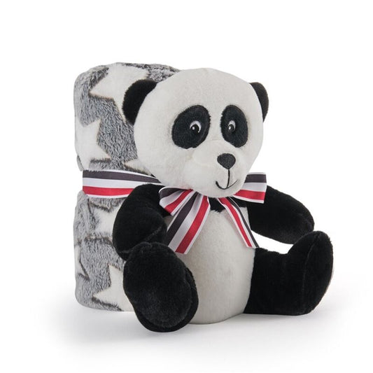 Panda bear Soft blanket + plush toy 22cm