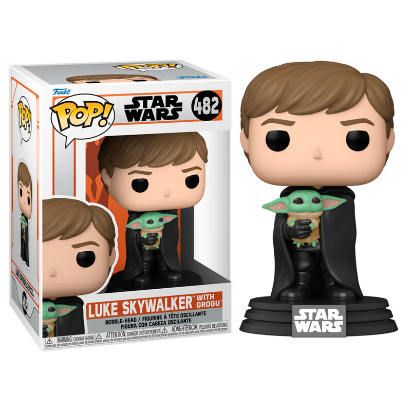 POP Figur Star Wars Mandalorian Luke med Barn