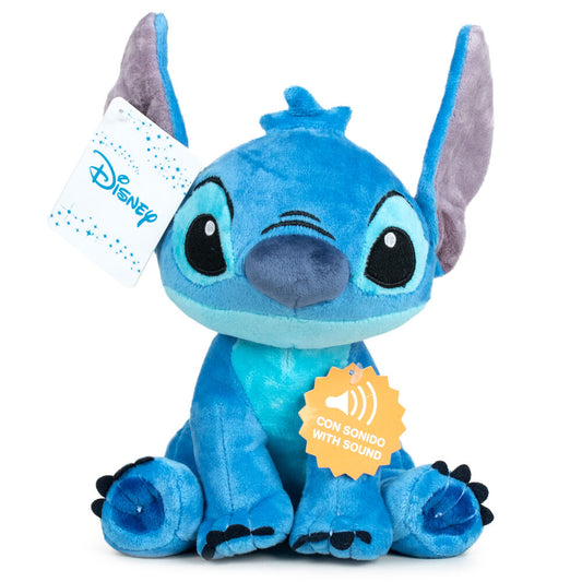 Disney Stitch soft plush toy with sound 30cm