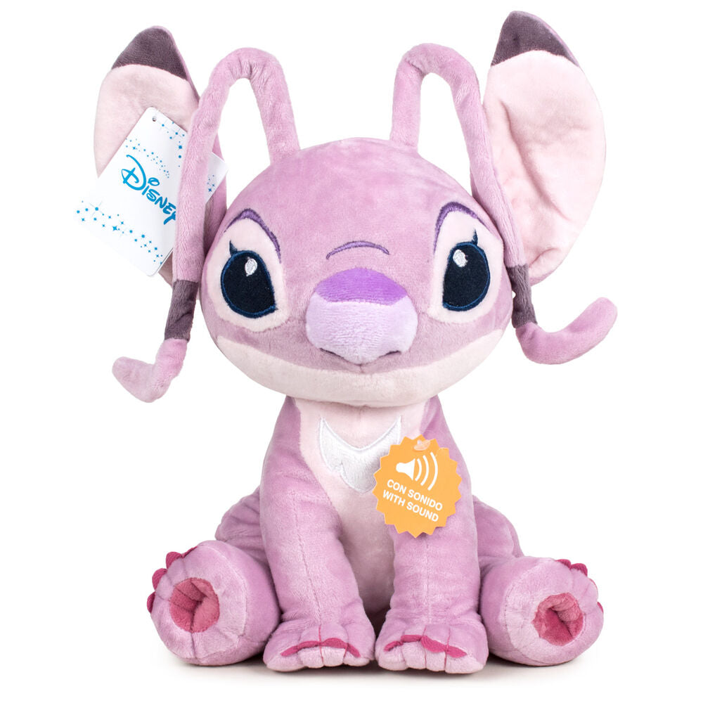 Disney Stitch Angel soft plush toy with sound 20cm