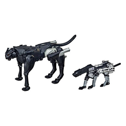 Transformers War From Cybertron Covert Agent Ravage + Decepticon Forever Ravage figures set 15cm