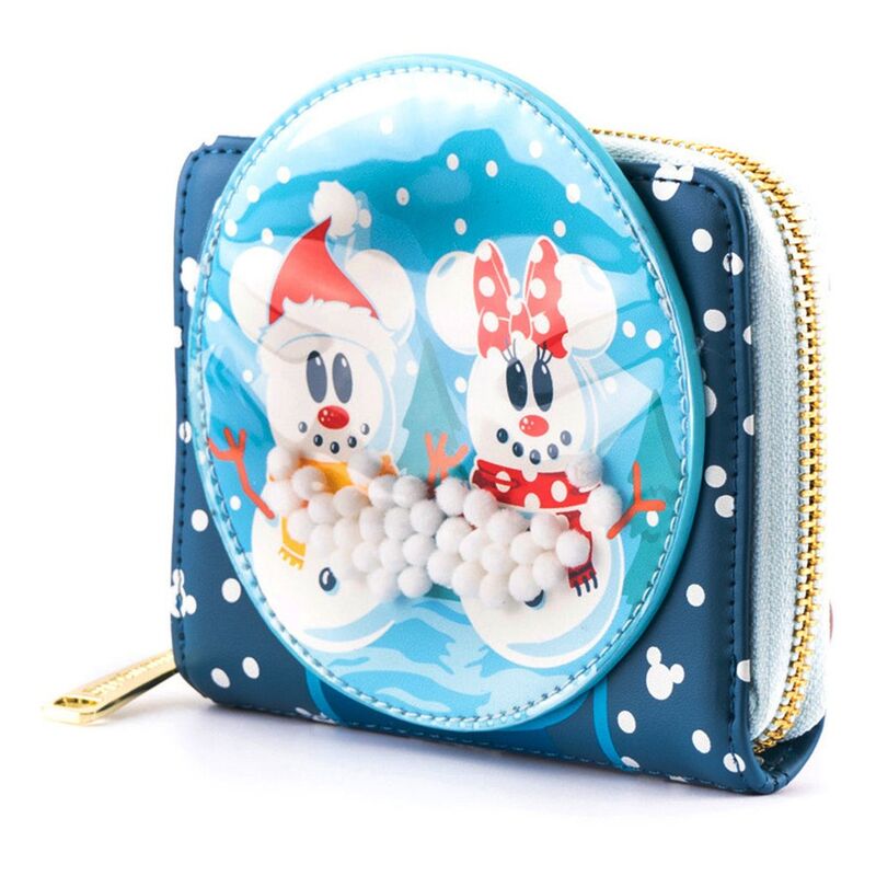 Loungefly Disney Snowman Mickey Minnie wallet