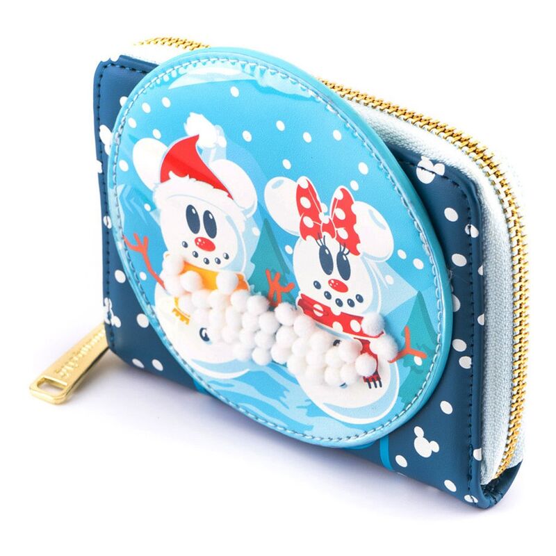 Loungefly Disney Snowman Mickey Minnie wallet