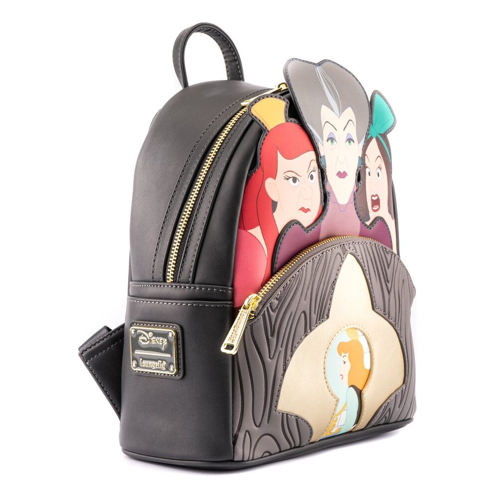 Loungefly Disney Cinderella Evil Stepmother and Stepsisters Villains backpack 26cm