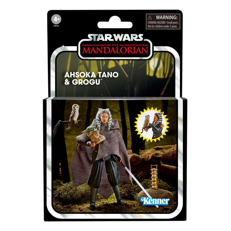 Star Wars Vintage Collection Ahsoka Tano och Grogu Figur 10cm