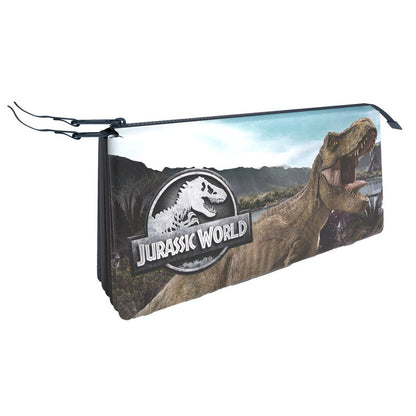 Jurassic World triple pencil case