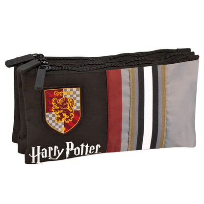 Harry Potter Gryffindor triple pencil case