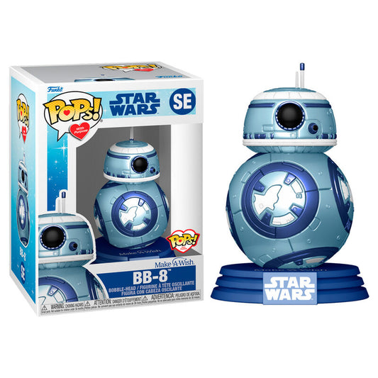 Funko POP Star Wars Make a Wish BB-8 Metallic Figur