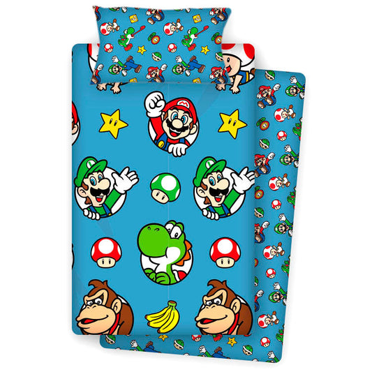 Super Mario Bros sheets set bed 90cm