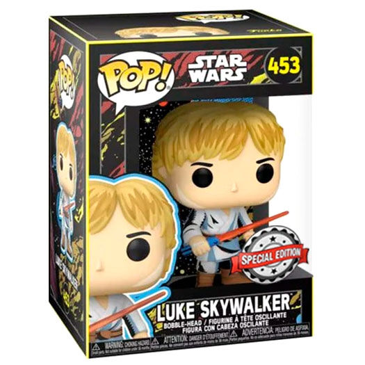 Figura exclusiva vinilo Funko POP de 9cm en caja regalo con ventana.