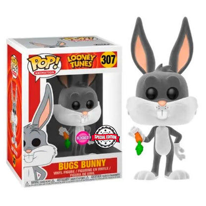 POP figure Looney Tunes Bugs Bunny Flocked Exclusive