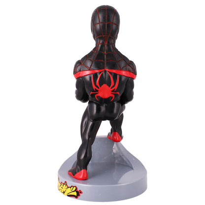 Marvel Spiderman Miles Morales figure clamping bracket Cable guy 21cm