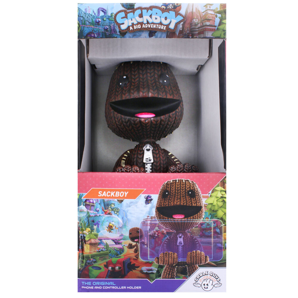 LittleBigPlanet Sackboy figure clamping bracket Cable guy 21cm