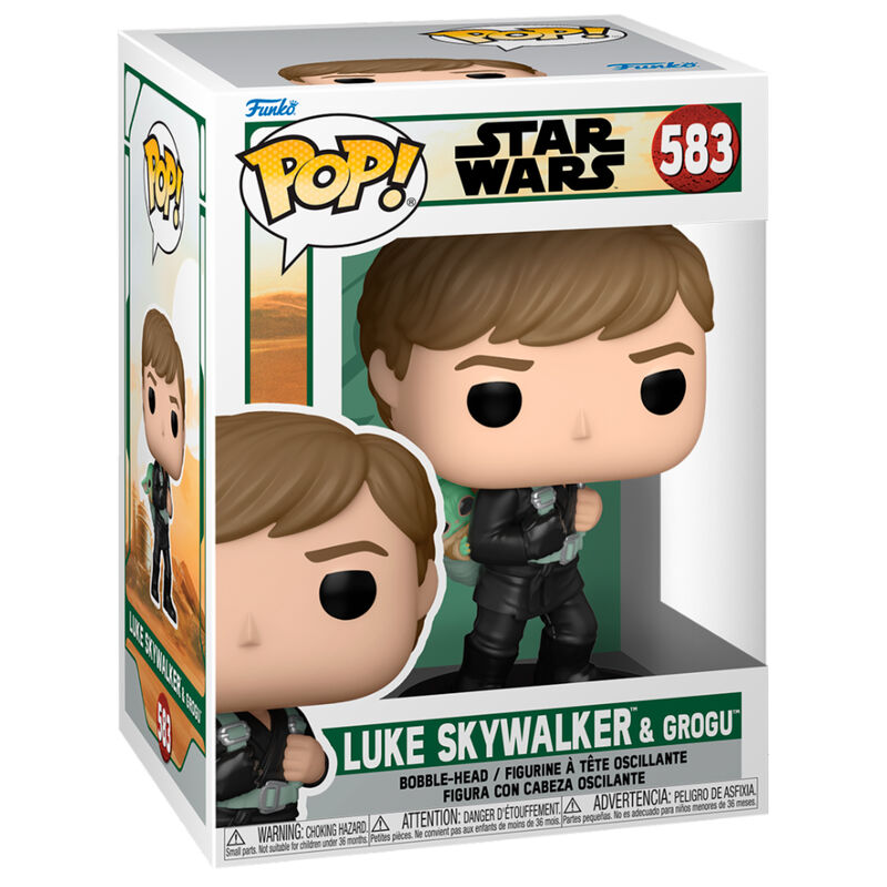 Funko POP Figur Star Wars: The Book of Boba Fett - Luke Skywalker & Grogu