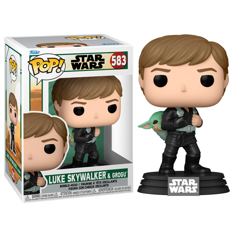 Funko POP Figur Star Wars: The Book of Boba Fett - Luke Skywalker & Grogu