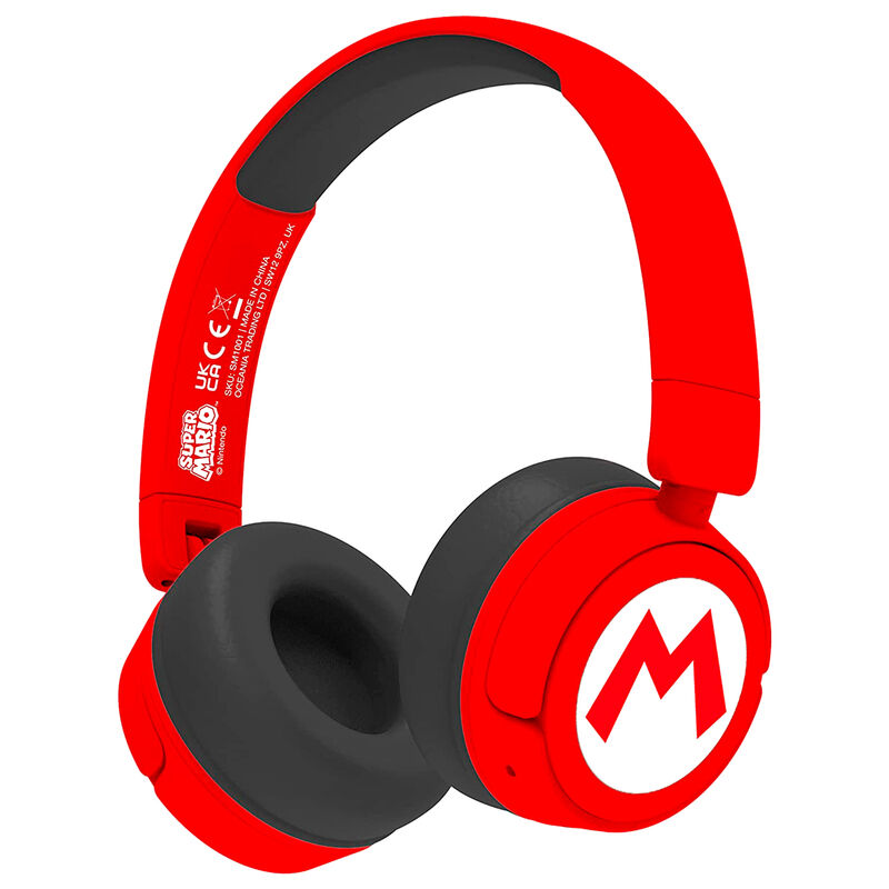 Super Mario Bros Logo wireless kids headphones