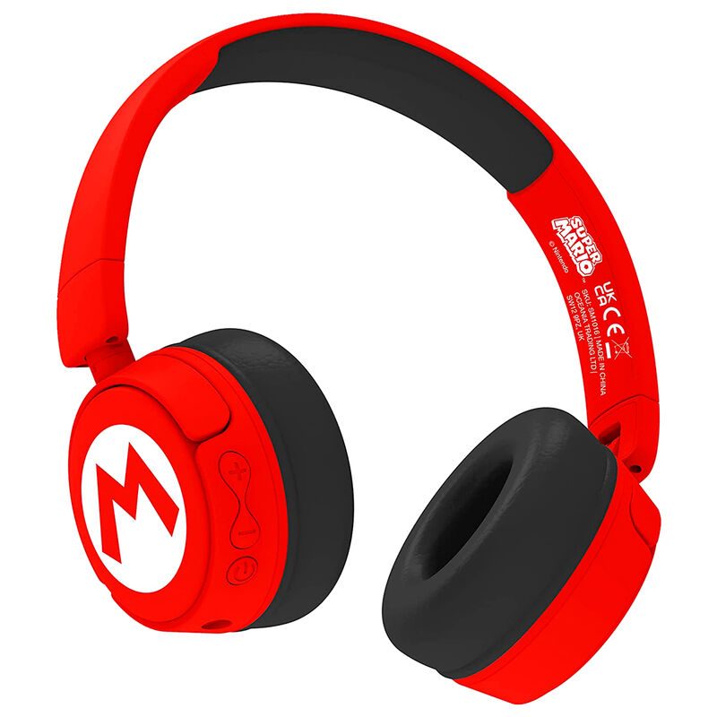 Super Mario Bros Logo wireless kids headphones