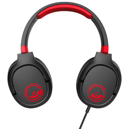 Pokemon Pokeball Black and Red gaming headphones