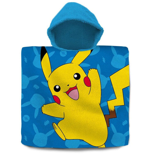 Pokemon Bomull Poncho Handduk