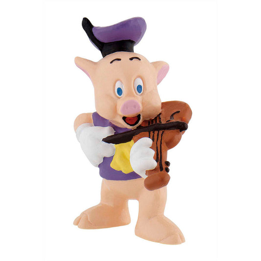 The Three Little Pigs Fiddler figure 6cm