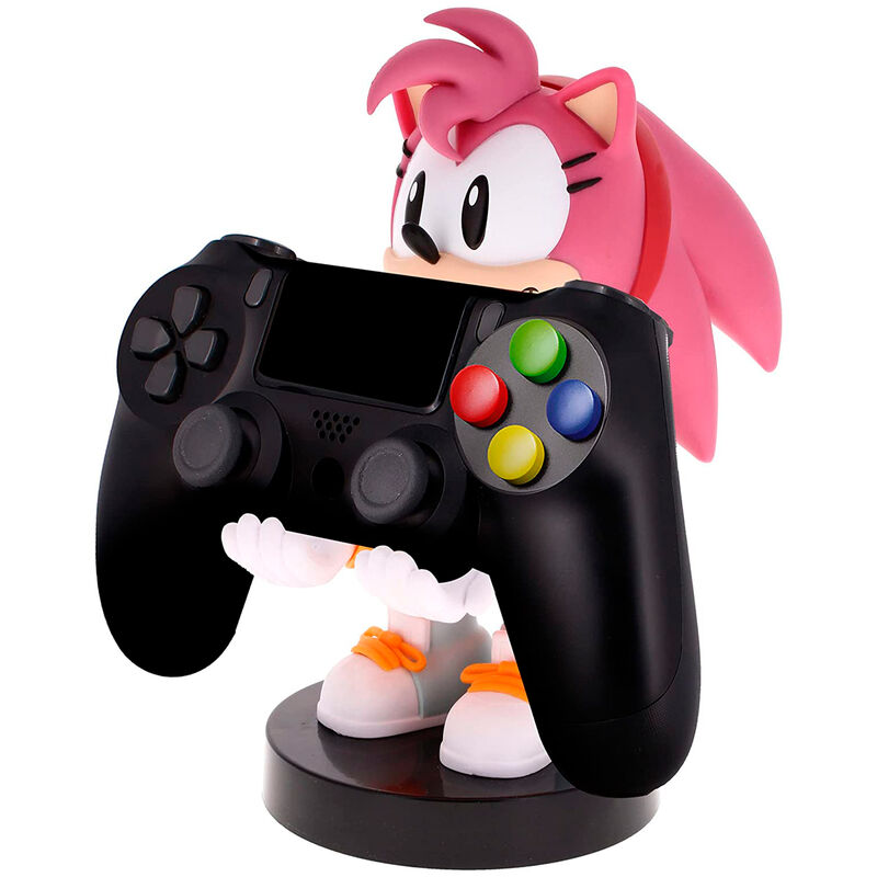 Sonic Amy Rose figure clamping bracket Cable guy 20cm