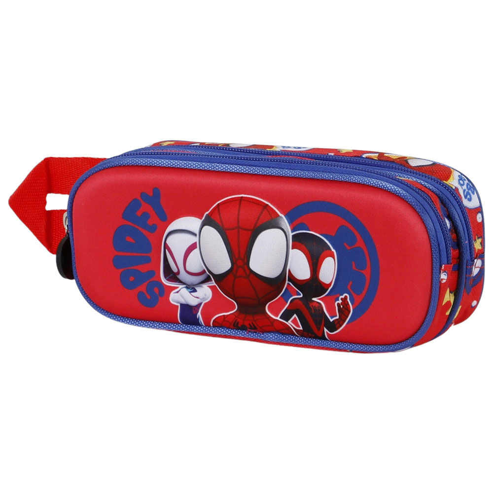 Marvel Spidey Spider-Man Gang 3D double pencil case